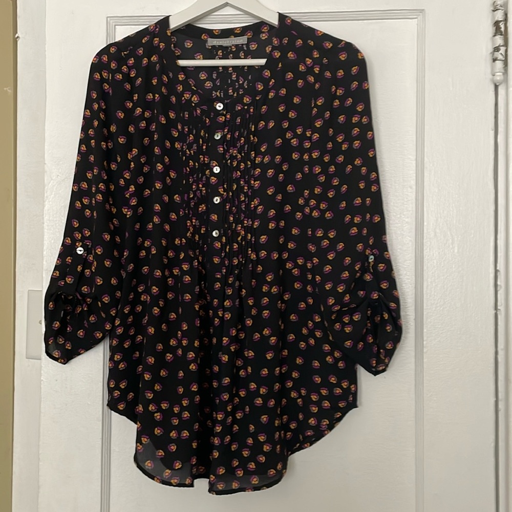 Blouse flower print